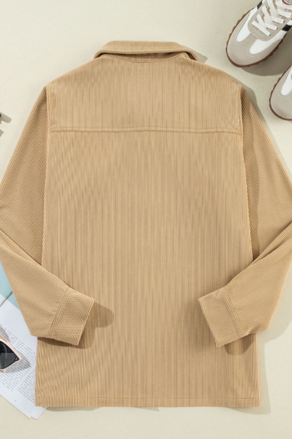 Ileana | Long-sleeved jacket with ruffles and buttons