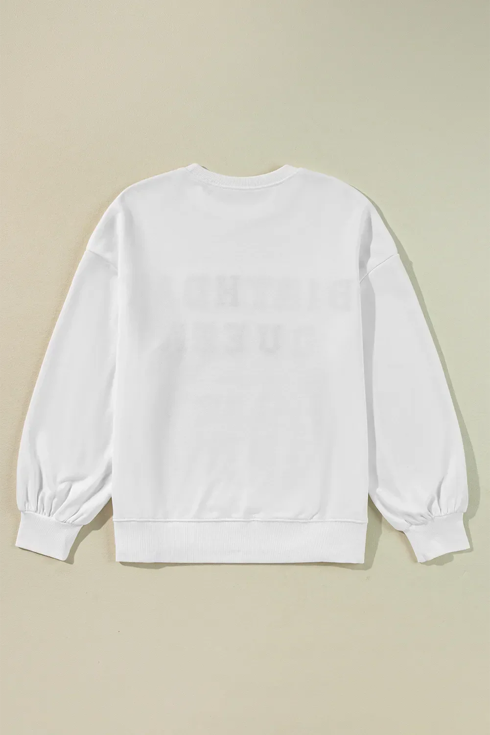 Emilie | BIRTHDAY QUEEN sequin sweatshirt with crew neck and long sleeves