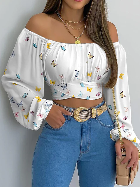 Nayeli® | -Top sans épaules Style boho elegant with some longues