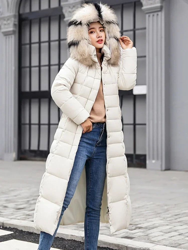 Petra | Padded women's coat with belt