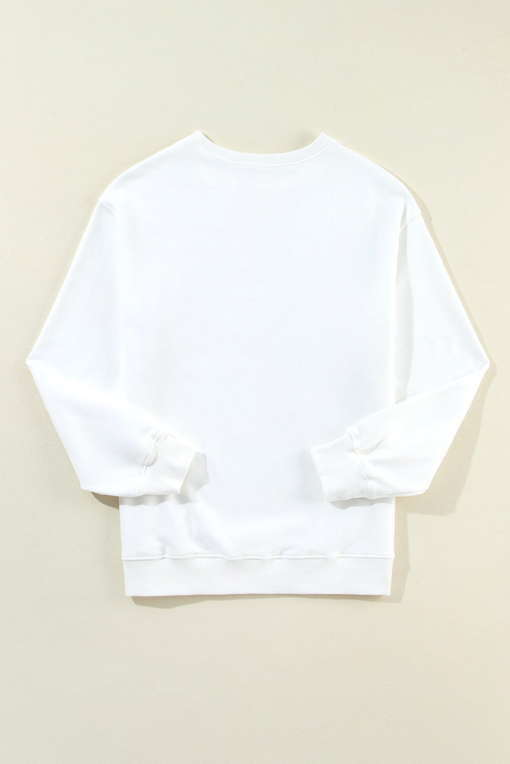 Xandra | Long sleeve crew neck sweatshirt with US flag