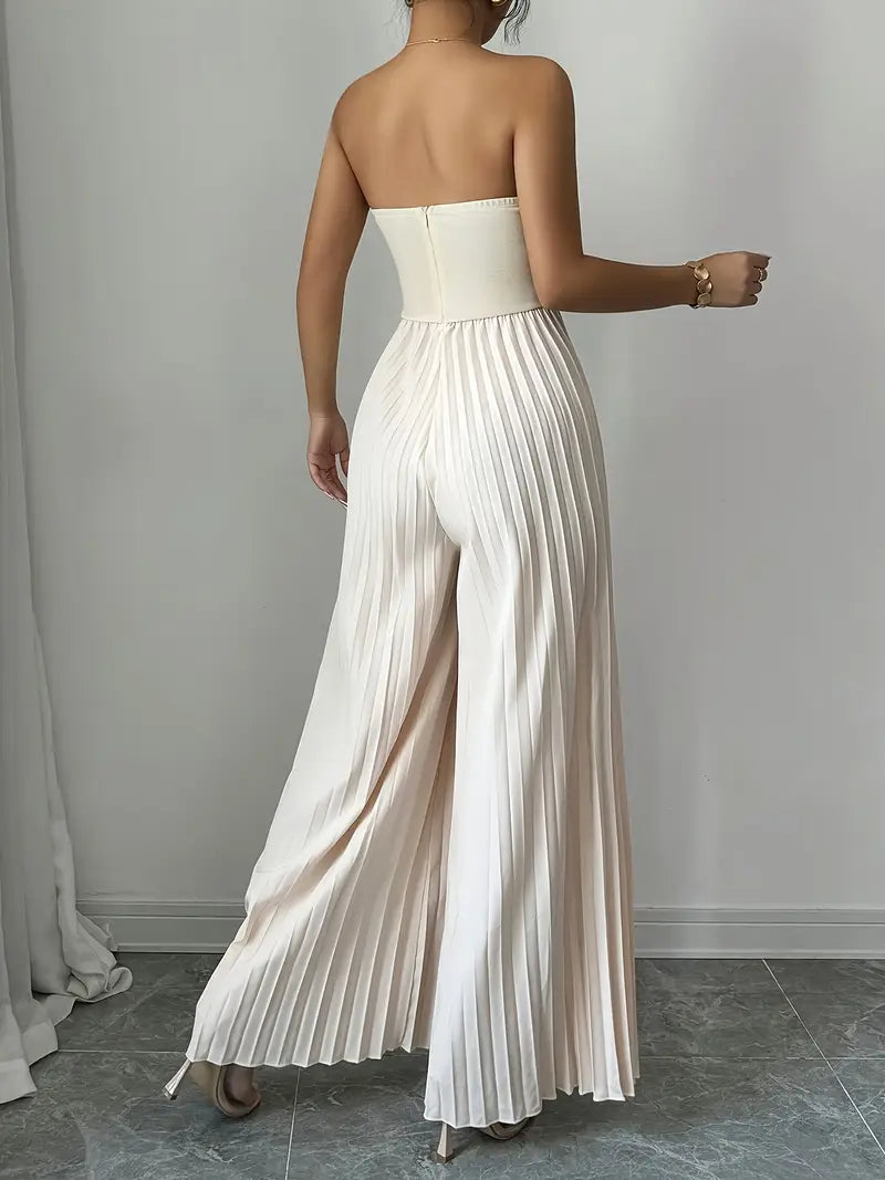 Pia® | Elegant Strapless Jumpsuit