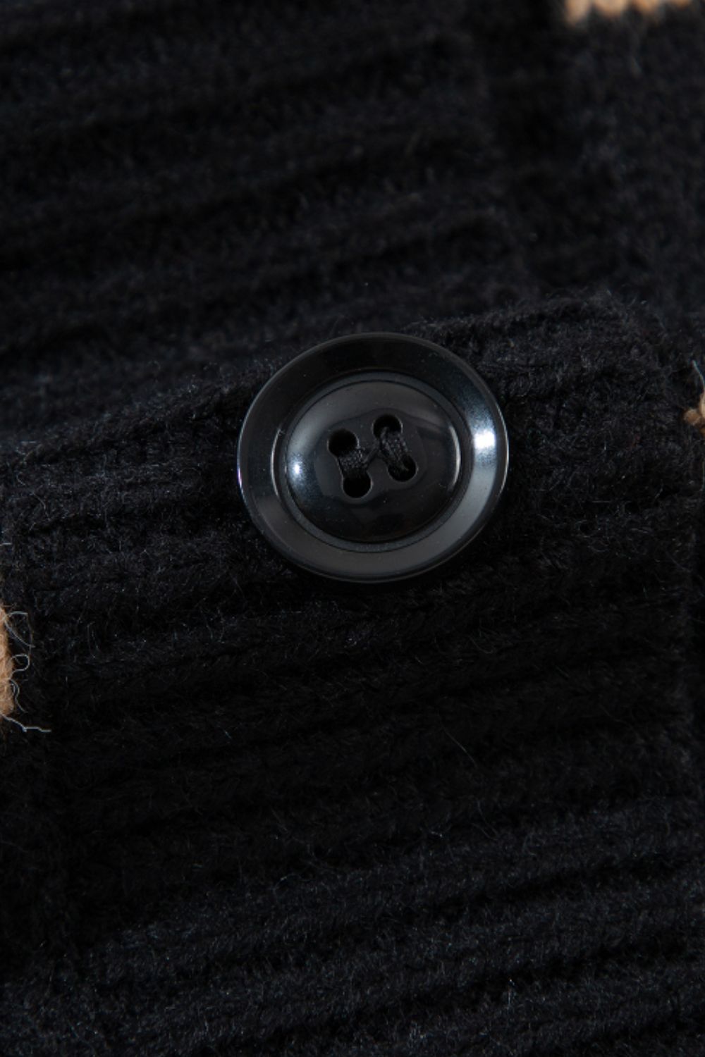 Renata | Striped, long-sleeved cardigan with button placket