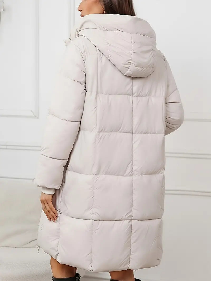Lucrecia | Long down jacket with hood