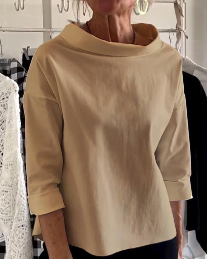 Cecilia® | Elegant high collar top for women
