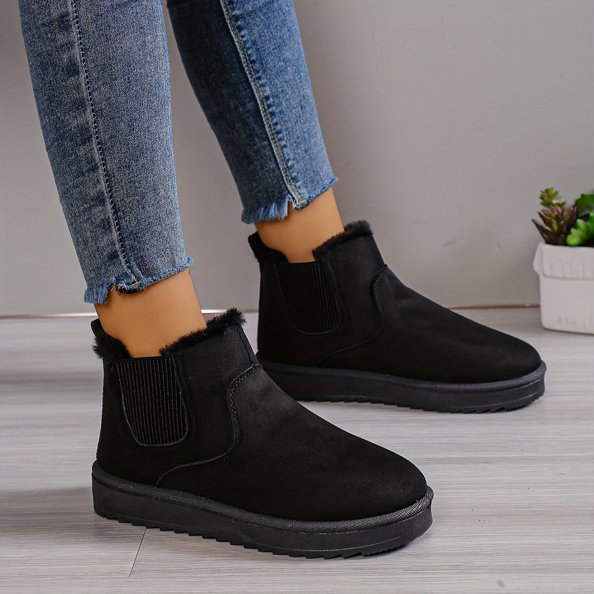 Anneliese | Fleece boots for women
