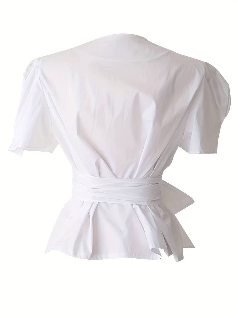 Nyree® | Chic Blouse With Puff Sleeves