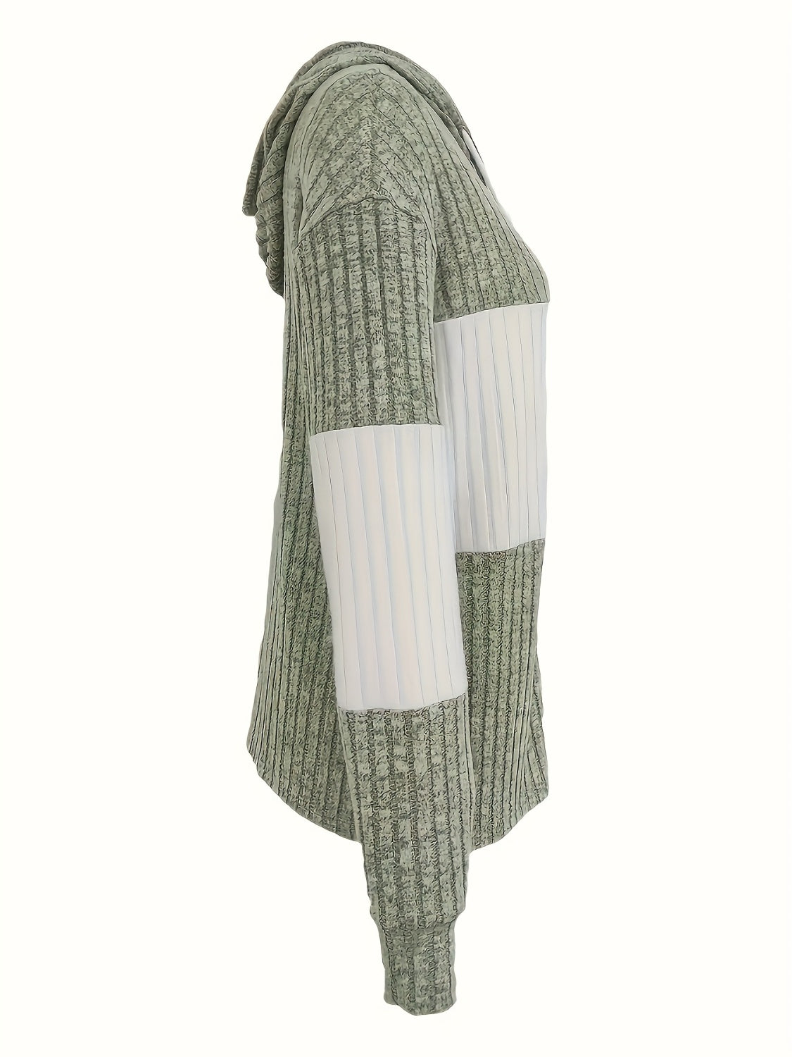 Julieta | Hooded jacket with drawstring and contrast zip