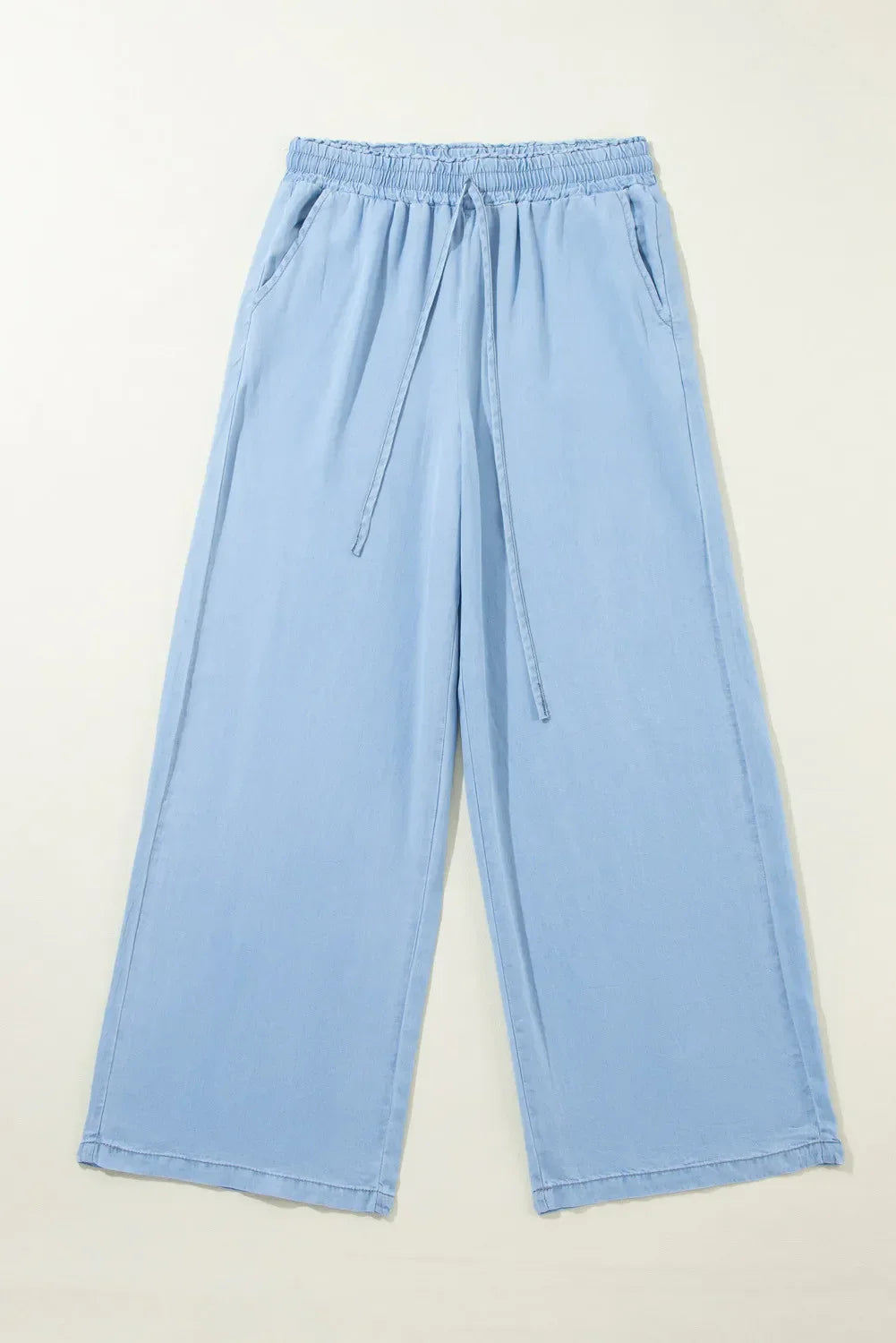 Diana | Wide leg jeans with drawstring