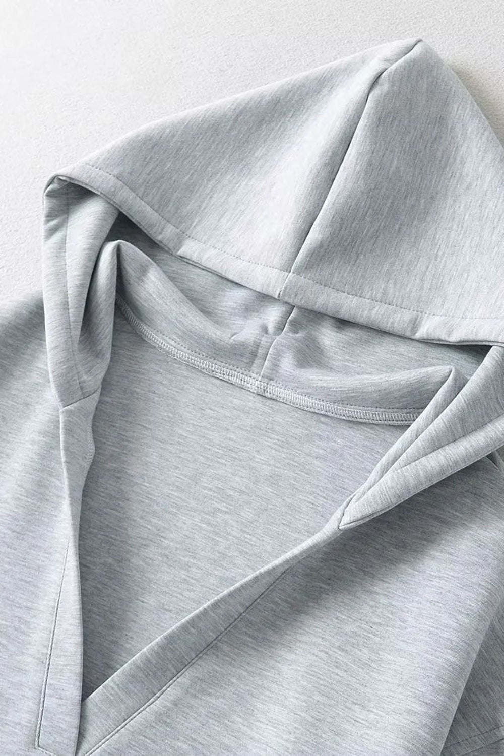 Bernadette | Basic Bae Air Scuba long sleeve hoodie with kangaroo pocket