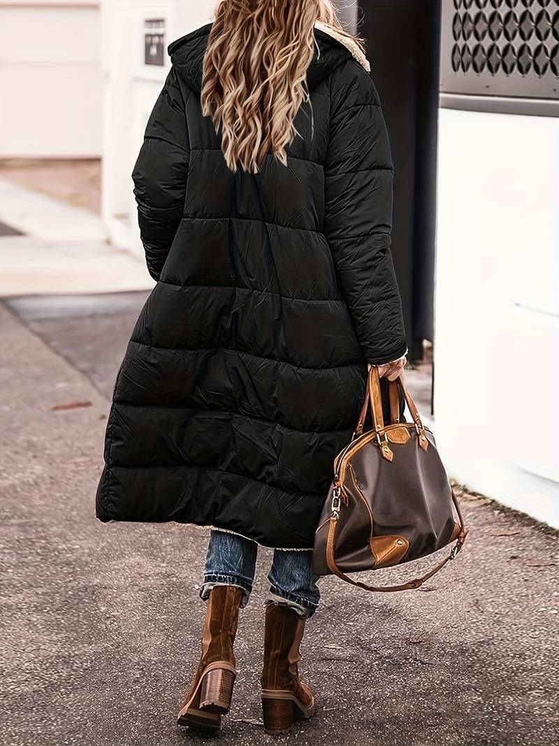 Tamara | Long padded jacket with hood