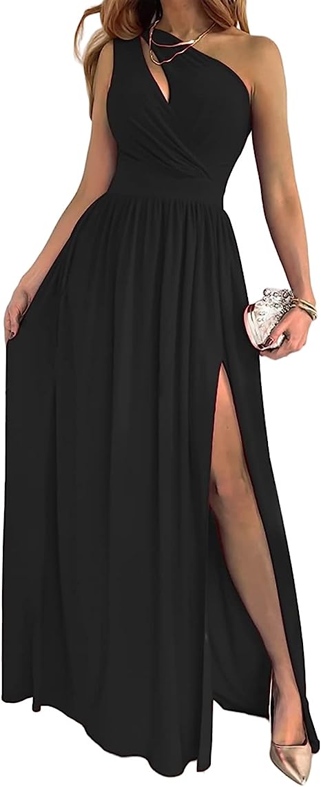 Romina® | Minimalist High Split Cutout Sleeveless Elegant Dress