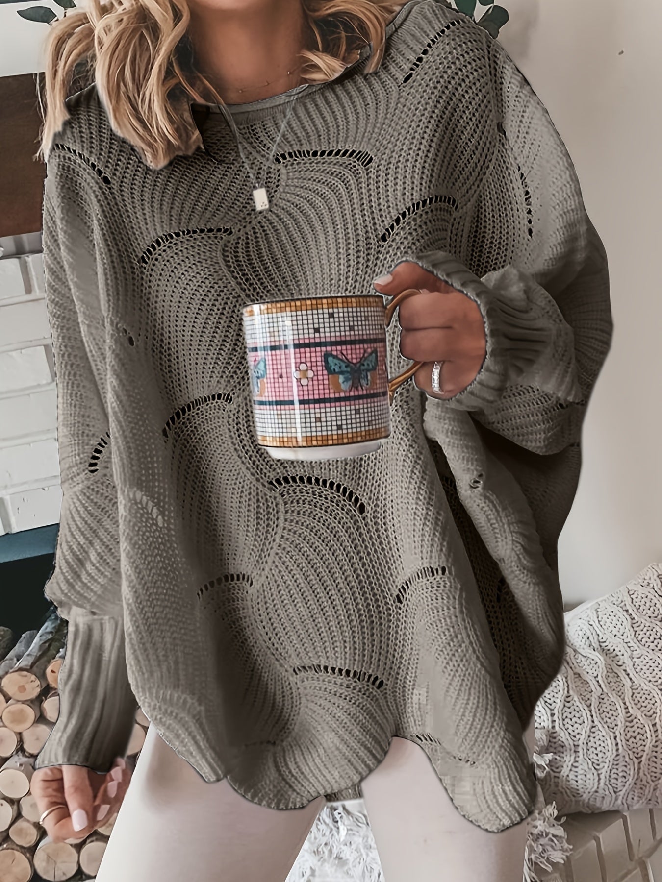 Flor | Women's rib knit sweater