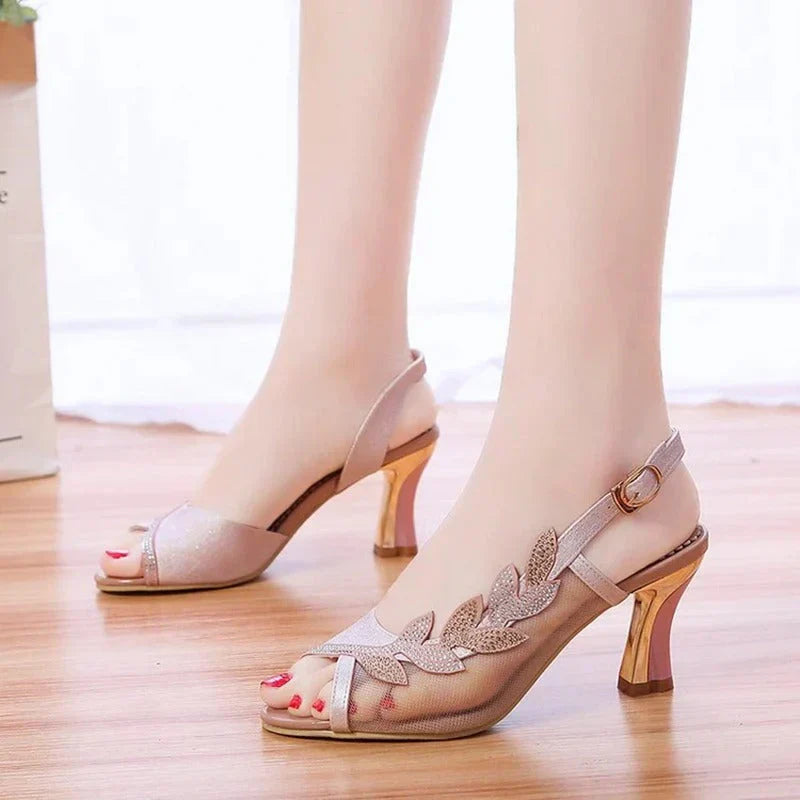 Simona® | Elegant Heels Made Of Mesh Fabric