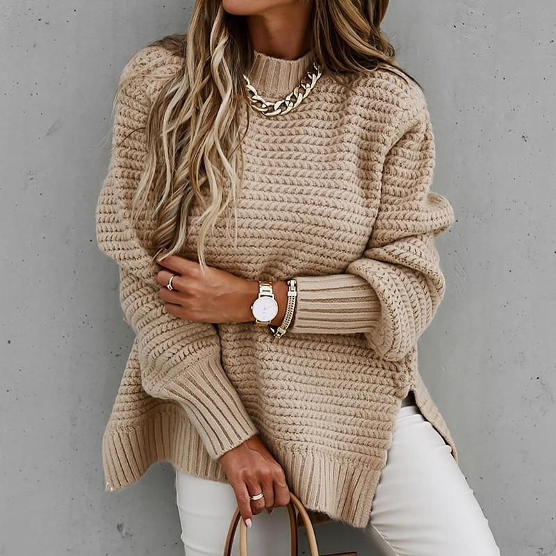 Maite | Women's knitted sweater with long sleeves