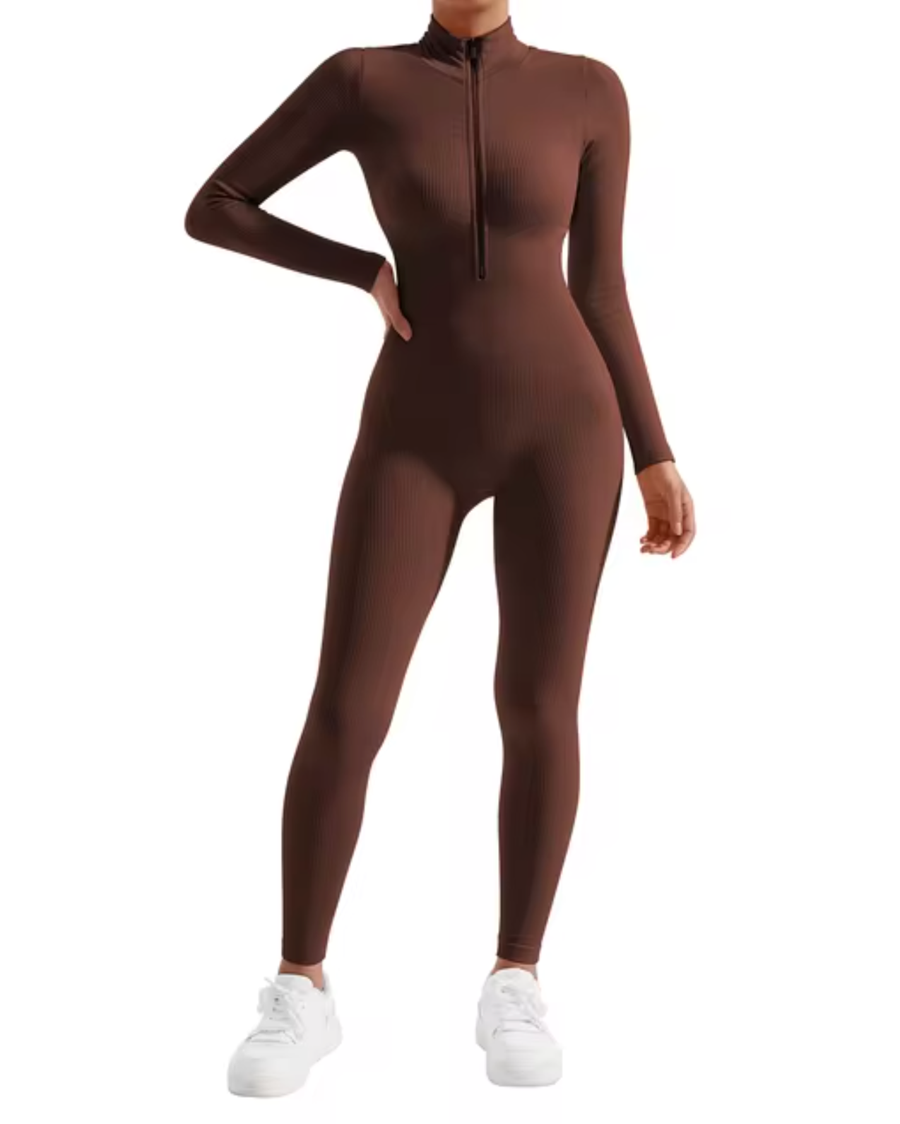 Jasmine® | Bodycon Jumpsuit With Front Zip