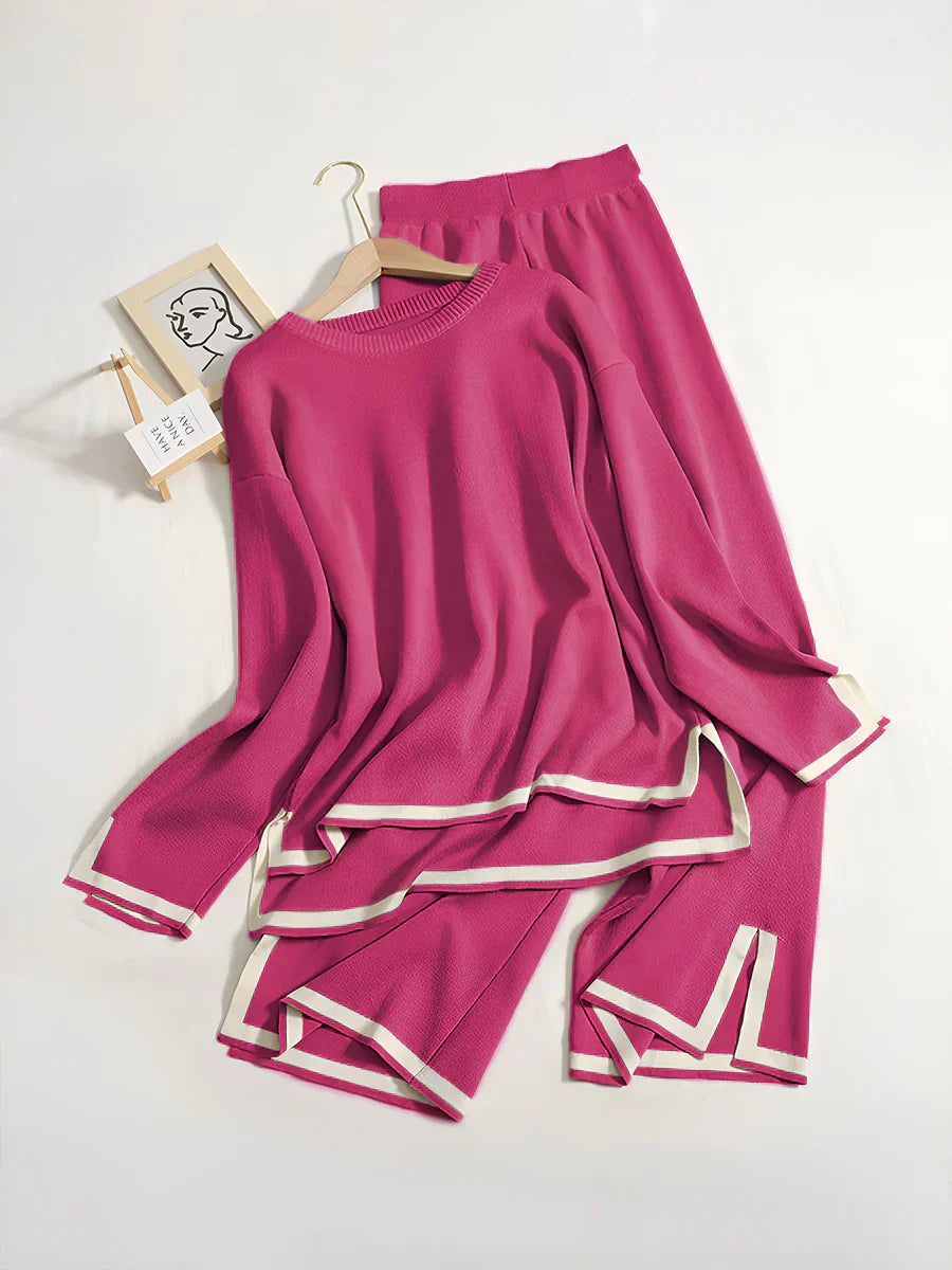 Elisa | Elegant stretch knit set to stay at home
