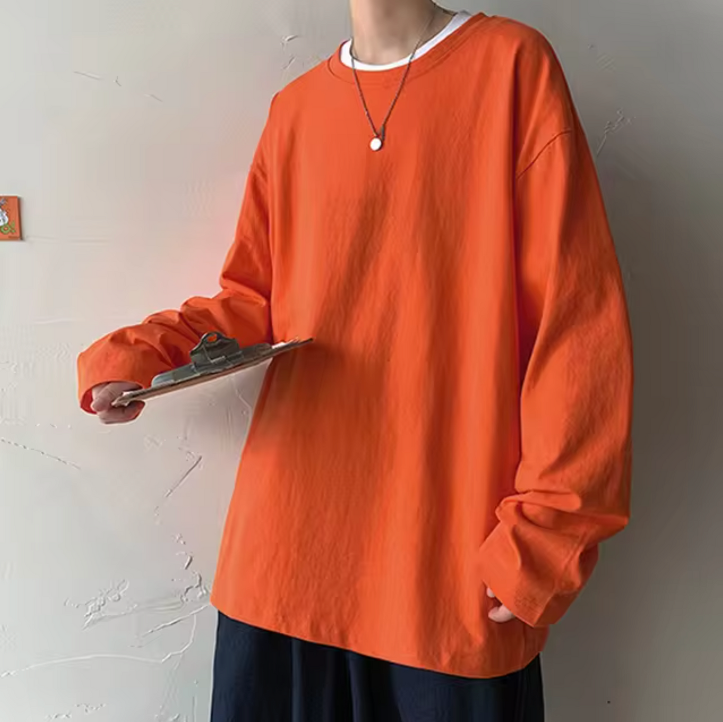 Sandra | Long sleeve cotton t-shirt