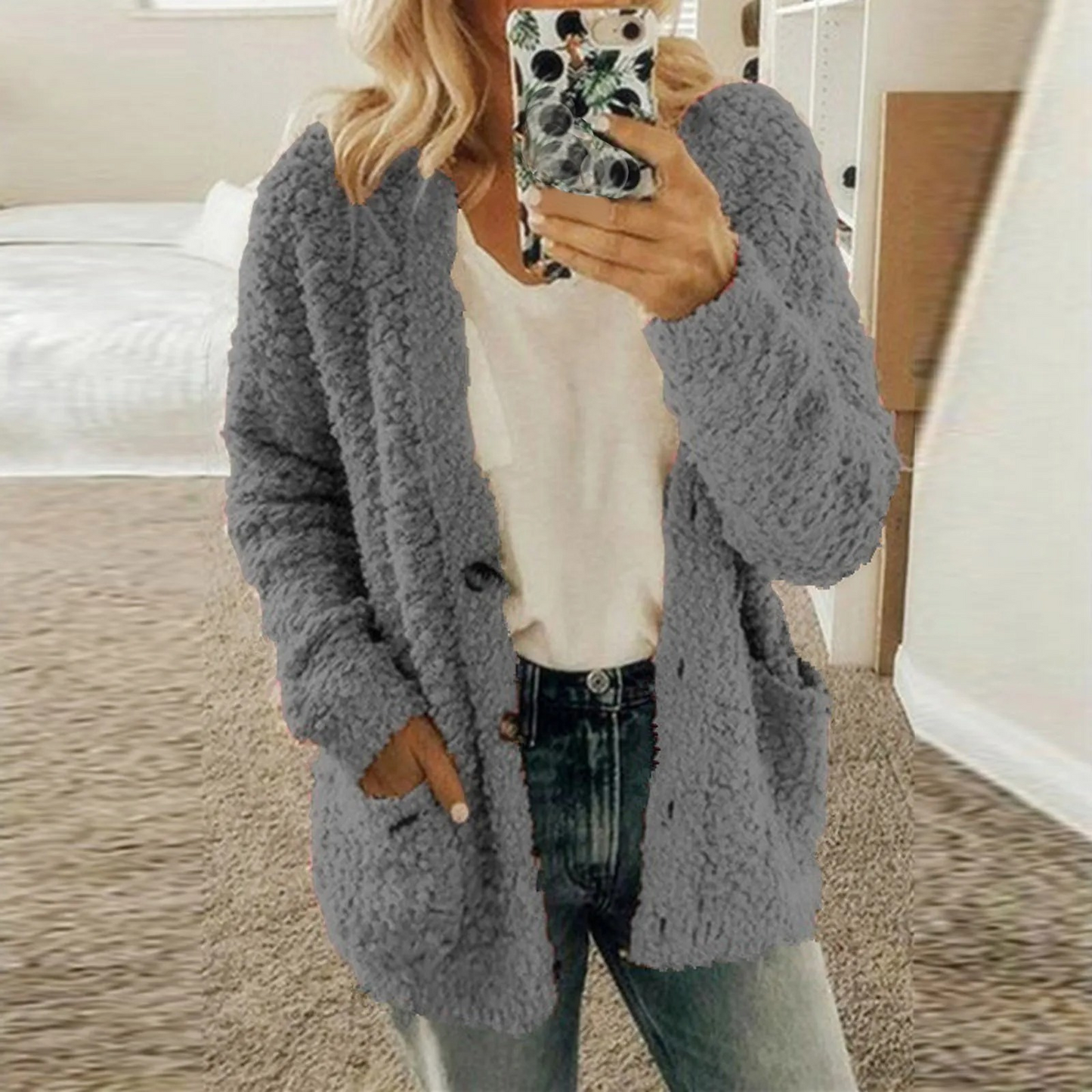 Manuela | Tailored and elegant winter cardigan