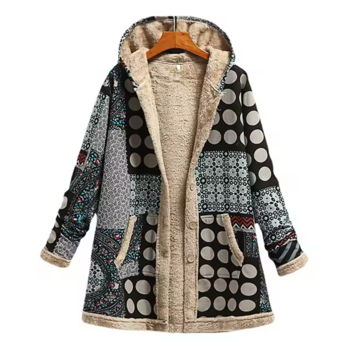 Pilar | Cotton winter jacket with hood