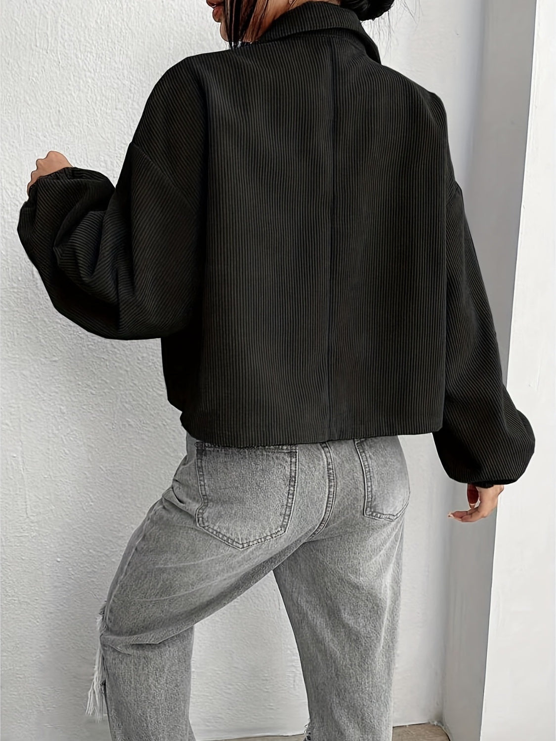 Oriana | Jacket with collar and dropped shoulders