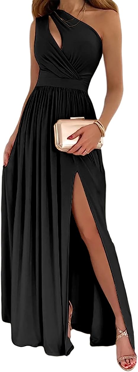 Romina® | Minimalist High Split Cutout Sleeveless Elegant Dress