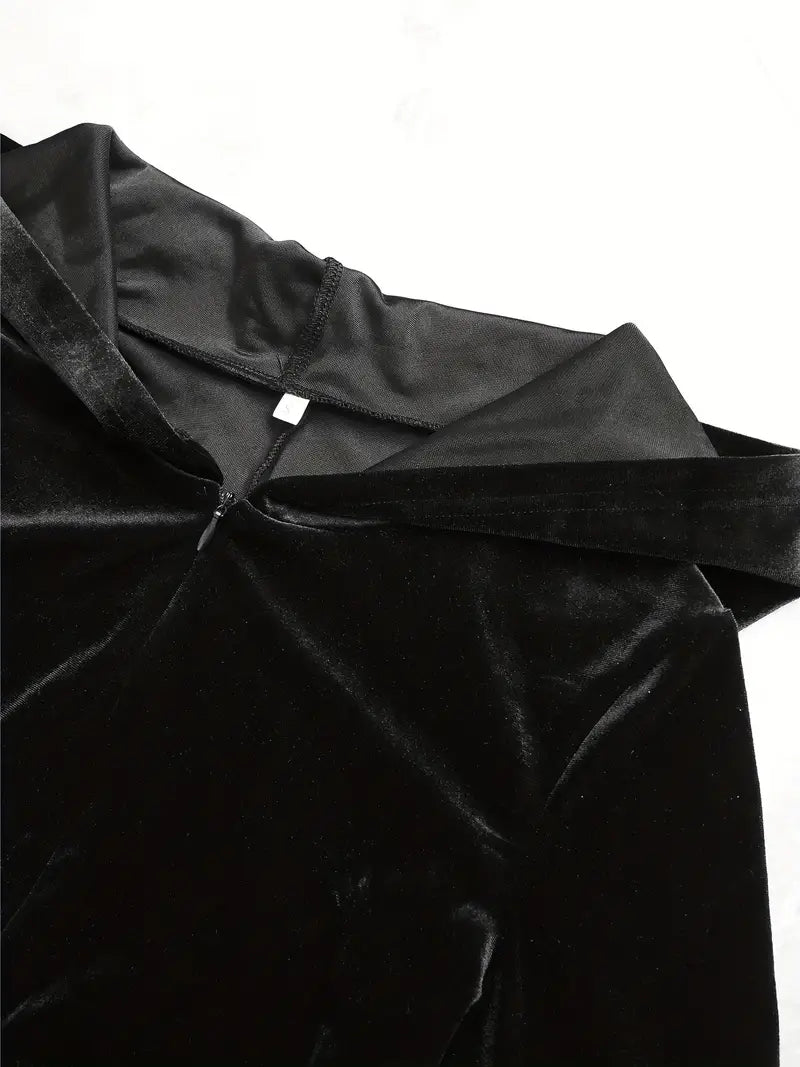 Tiziana® | Velvet Jumpsuit With Hood
