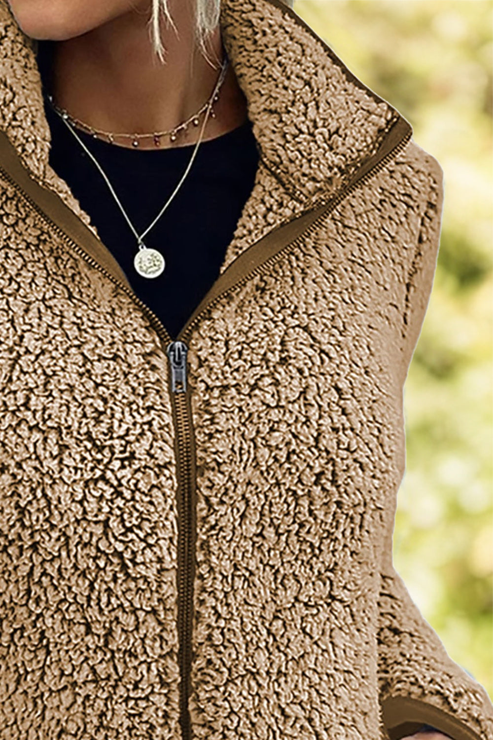 Doris | Turtleneck jacket with zip and pockets