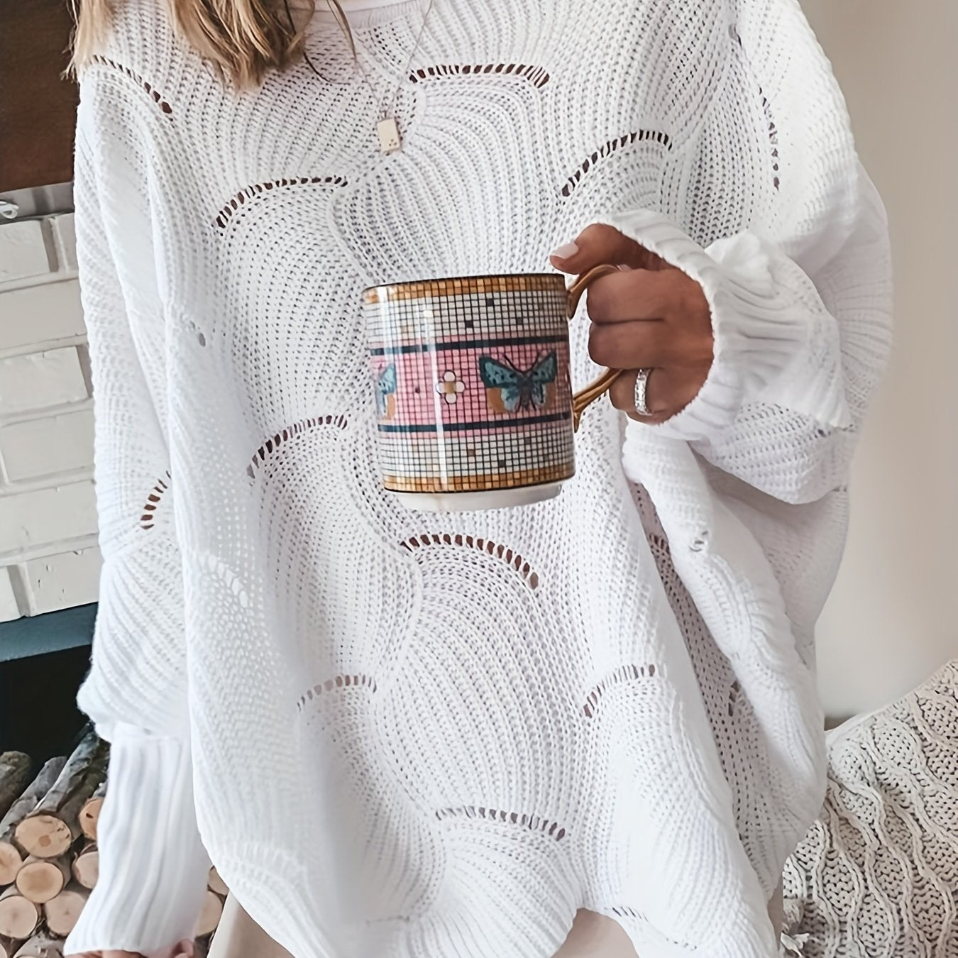 Flor | Women's rib knit sweater