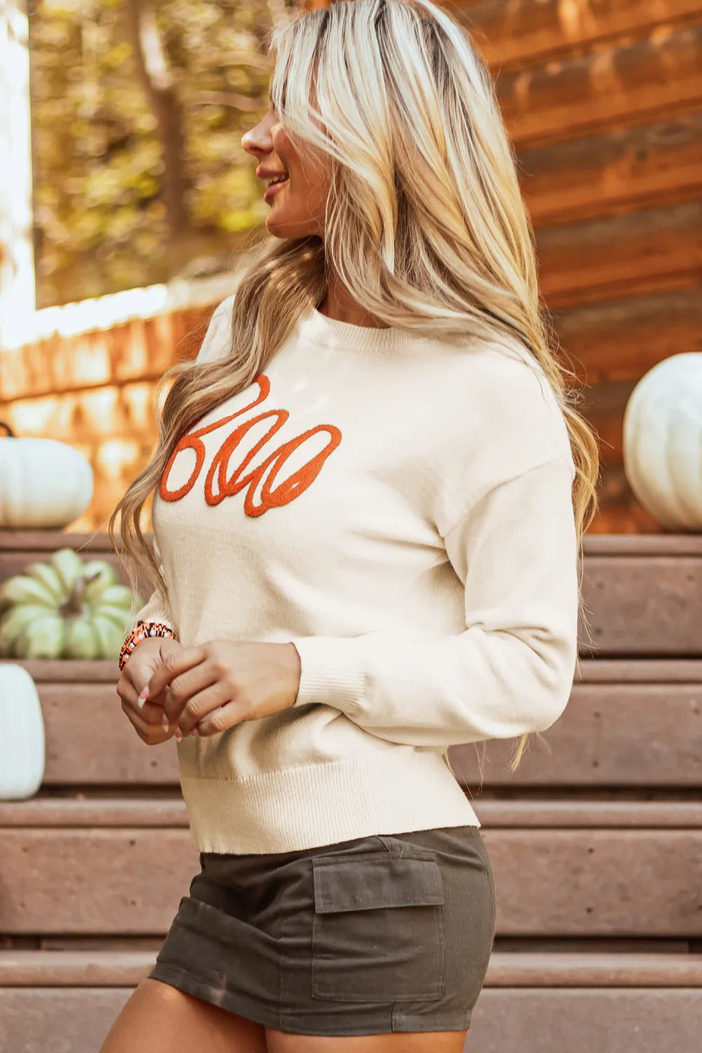 Kristin | Crew neck sweater with long sleeves