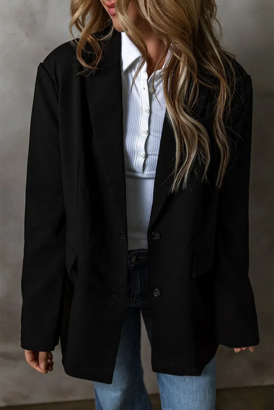 Vanessa | Long sleeve button down blazer