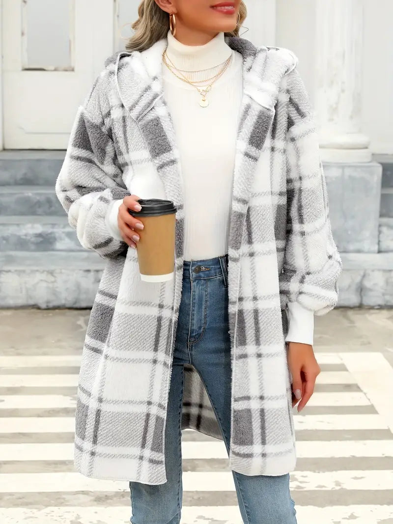 Carmen | Soft plush hooded cardigan