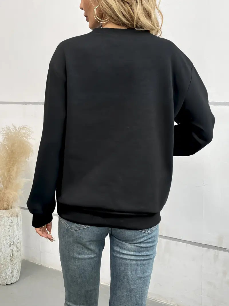 Nicole® | Oversized Cotton Sweater With Bow