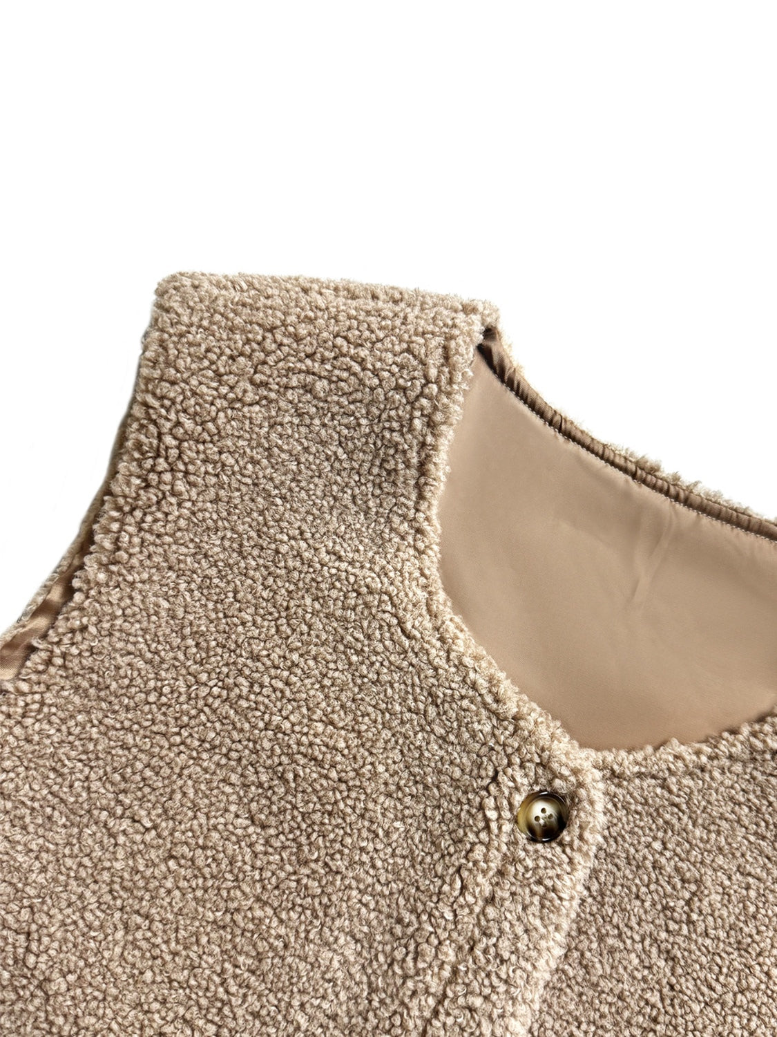Caridad | Buttoned vest coat with pockets