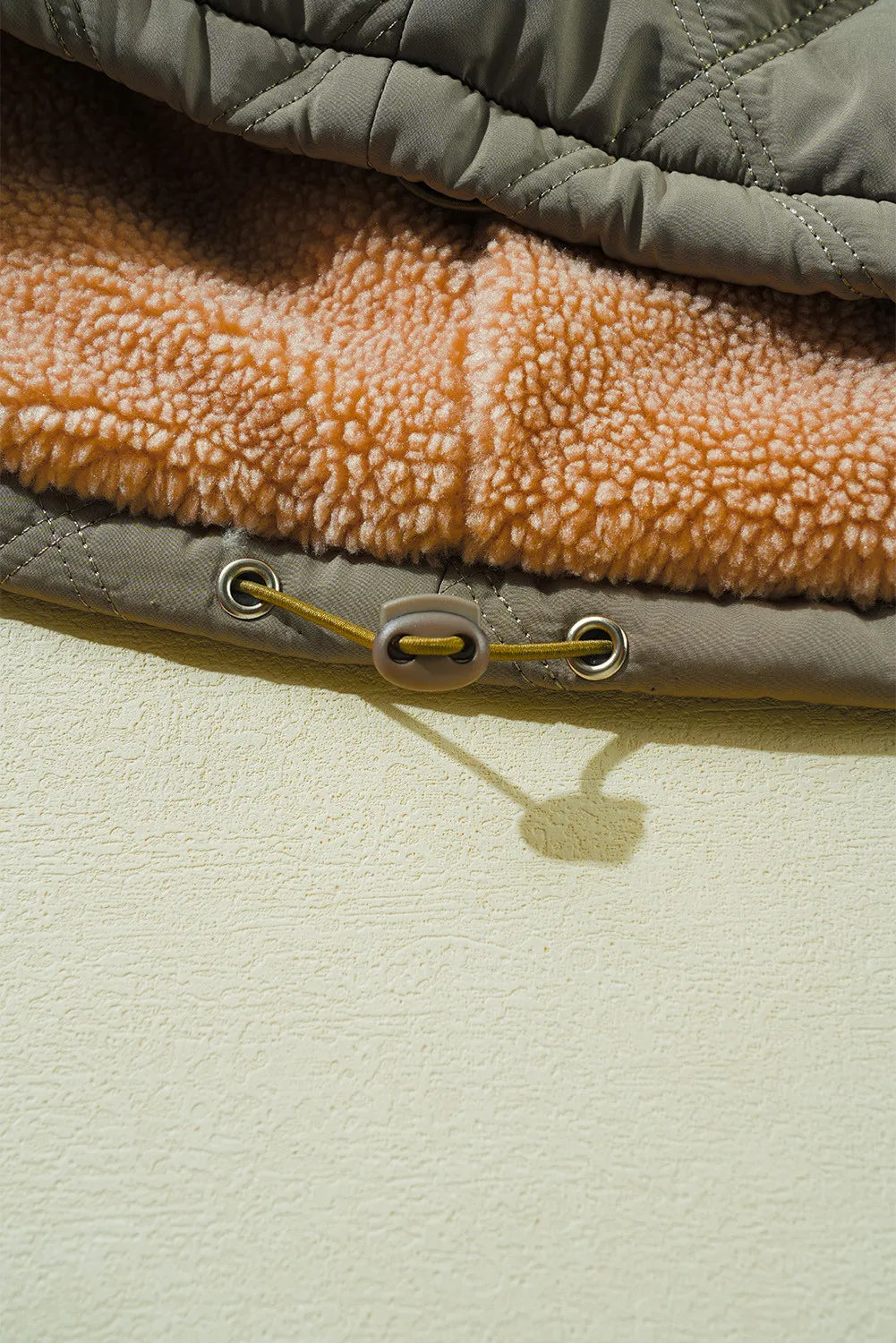 Vanesa | Long sleeve winter coat with drawstring and collar