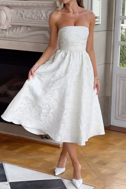 Strapless Elegant Party Dress