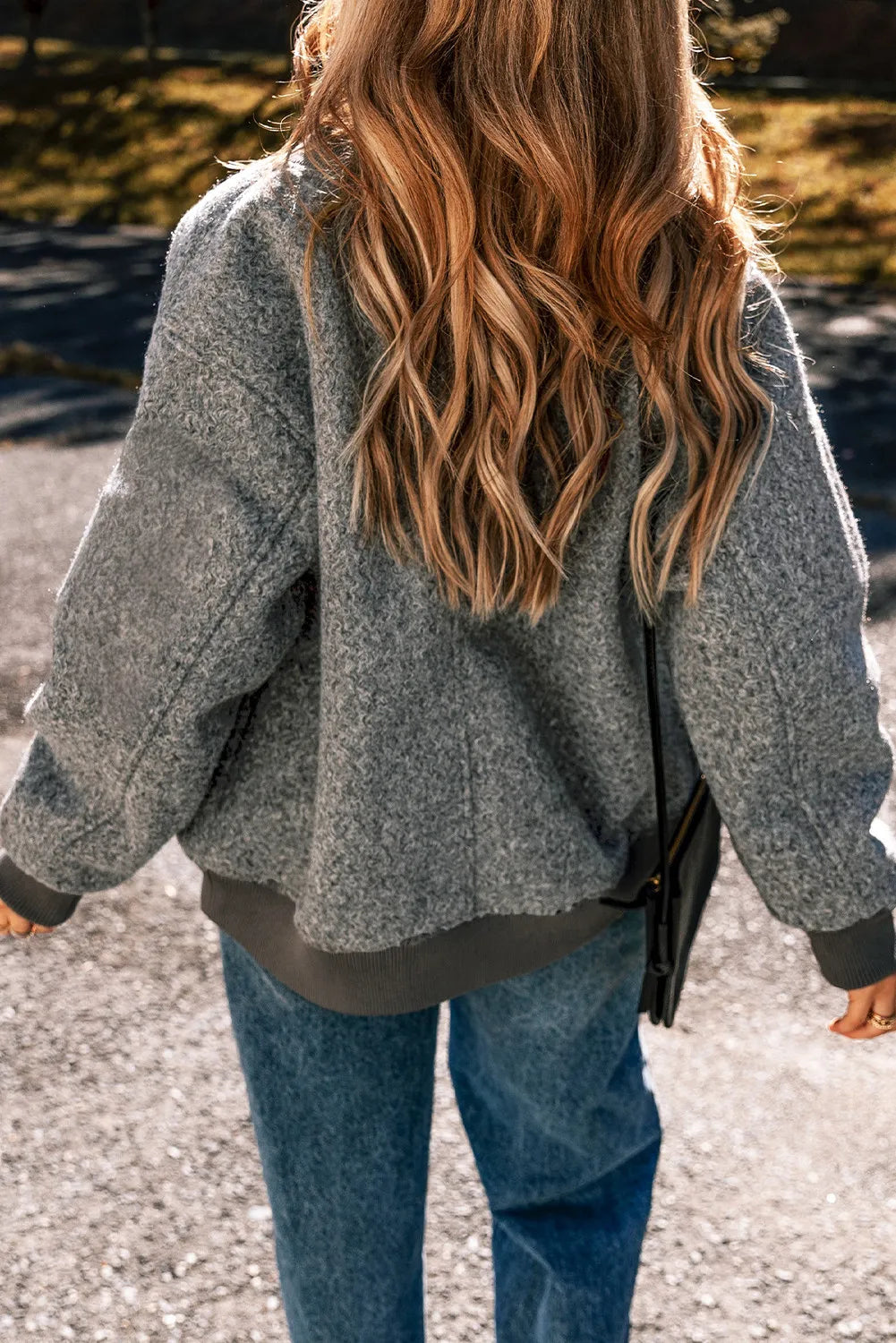 Ursula | Jacket with baseball collar and zip and pockets