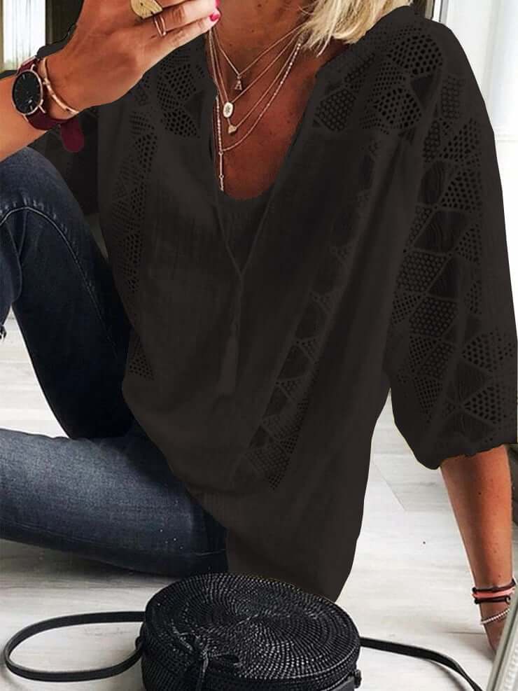 Leila® | Chic Elegante Blouse