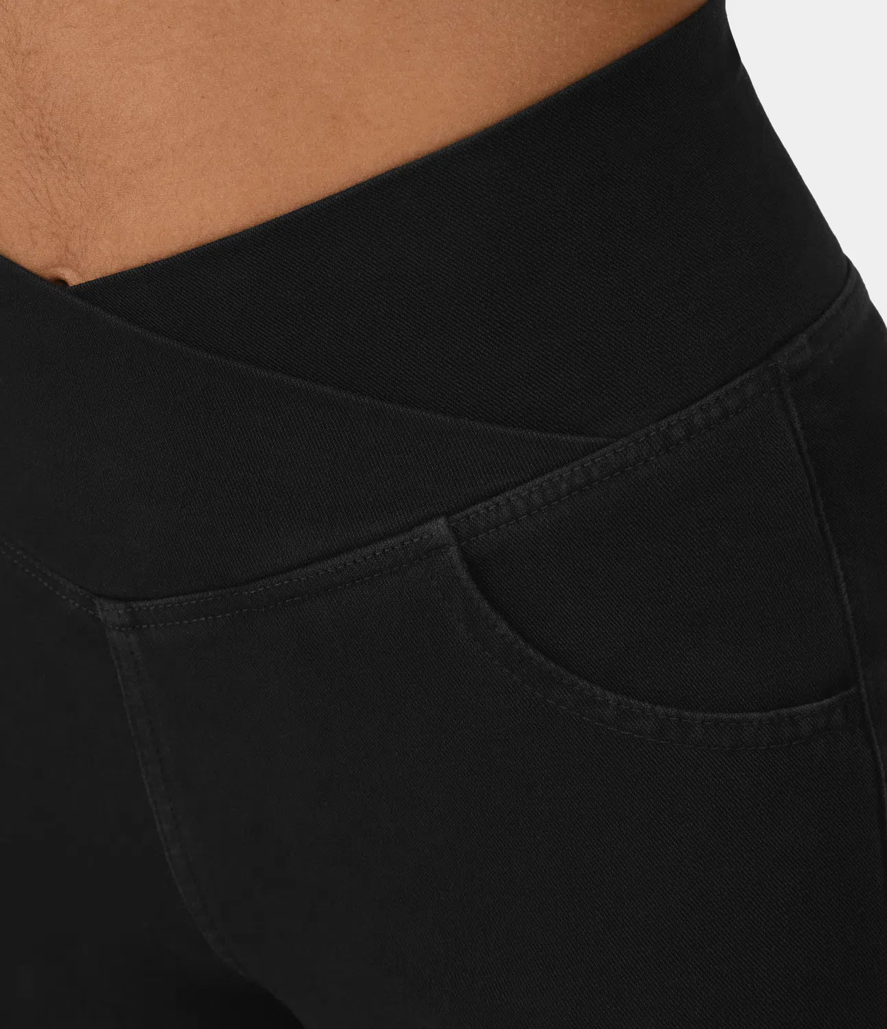 Juana® | Women's high-waisted retro flare pants with crossover waistband