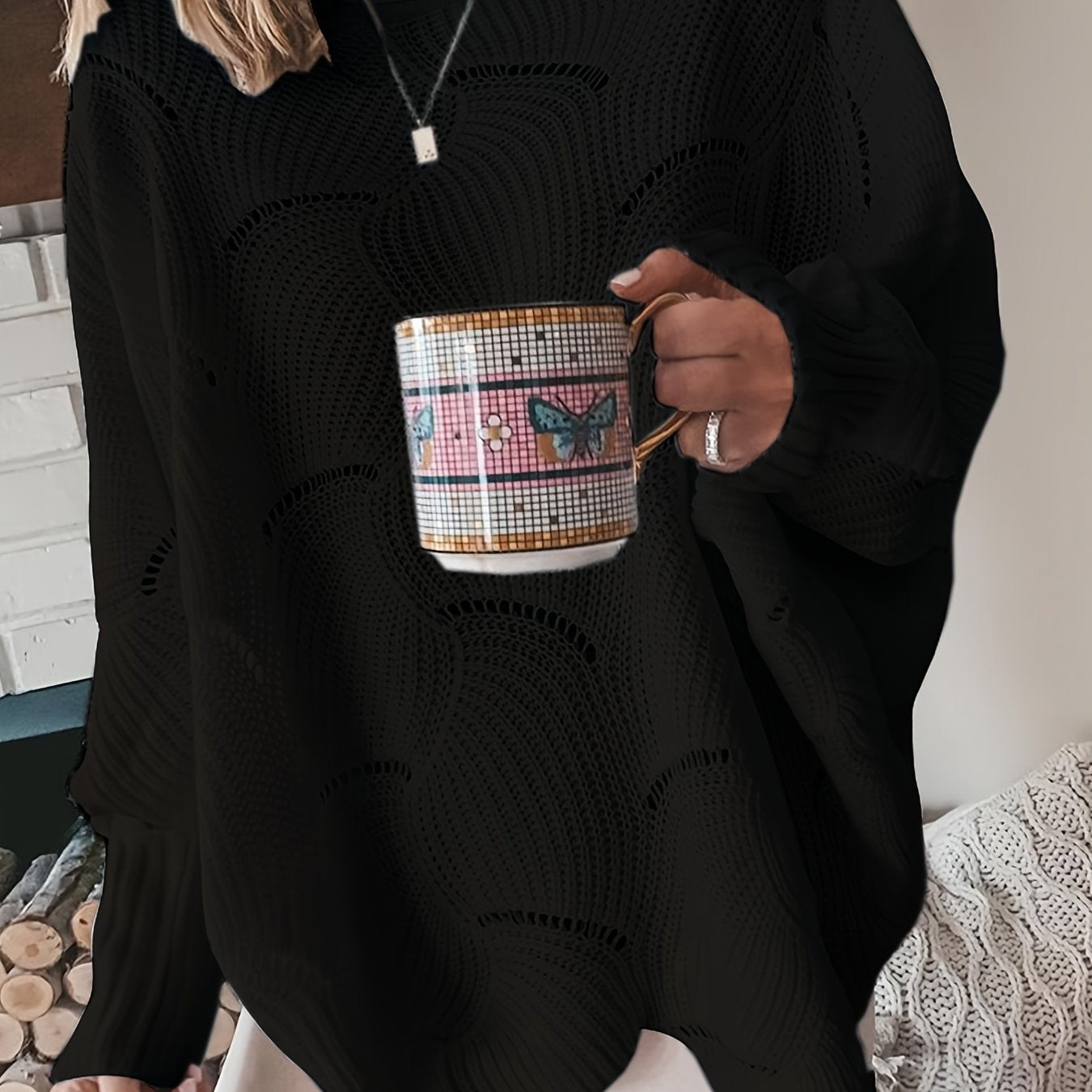 Flor | Women's rib knit sweater