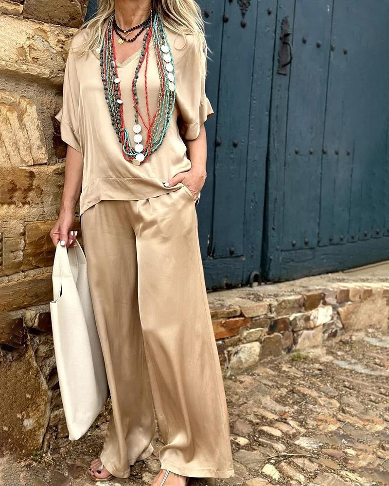 Leandra® | Blouse And Trousers In The Elegance Set