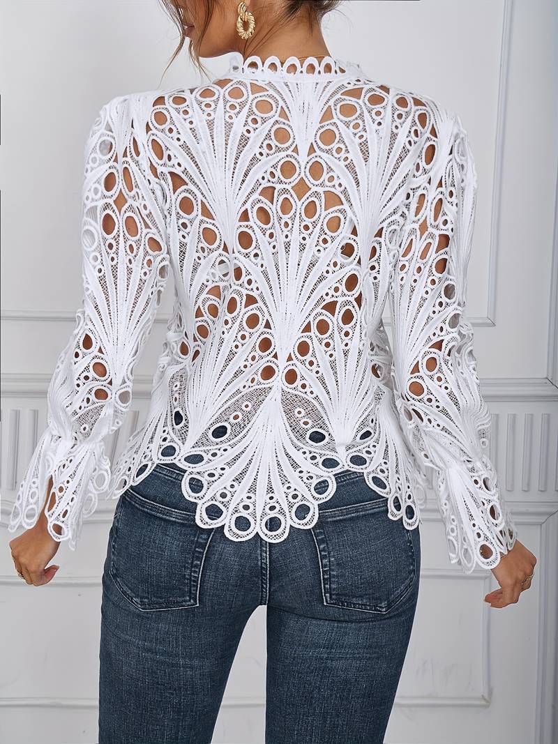 Montserrat® | Asymmetrical Blouse With Cut-Outs