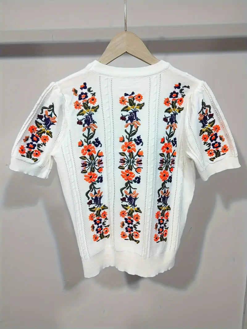 Natalia® | Cotton Knit Top