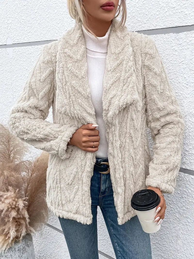 Gloria | Knitted fleece jacket
