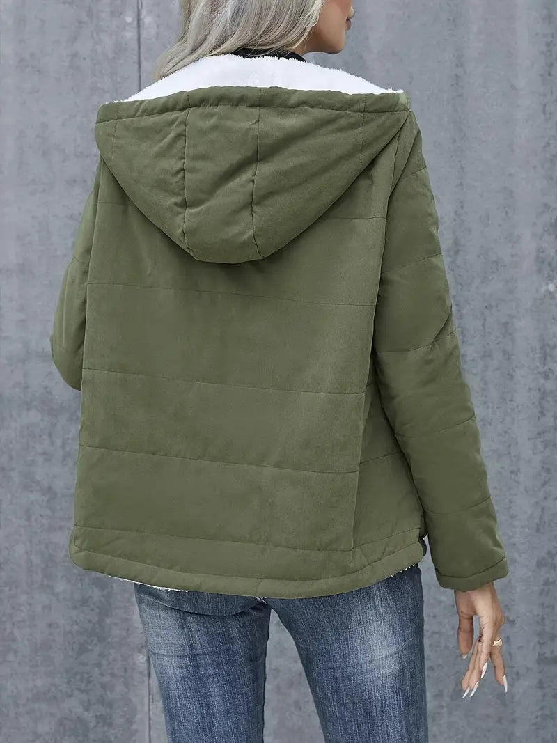 Katia | Padded jacket with front zip fastening