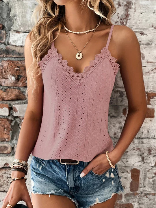 Mirella® | Elegant Sleeveless Lace Top