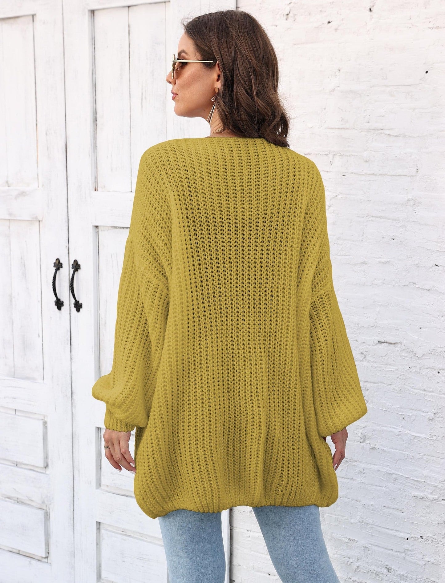 Elsa | Long sleeve open front cardigan