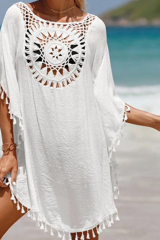 Crochet Cover Up Boho Dress