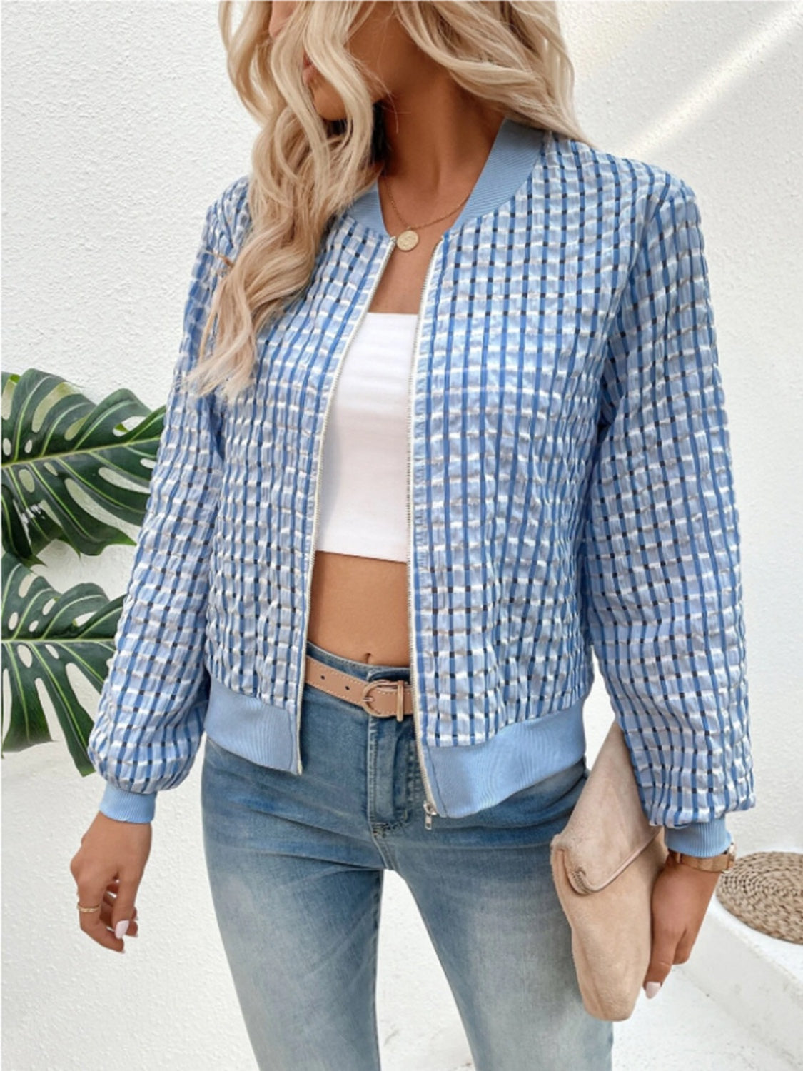 Kirsten | Long sleeve jacket with zip