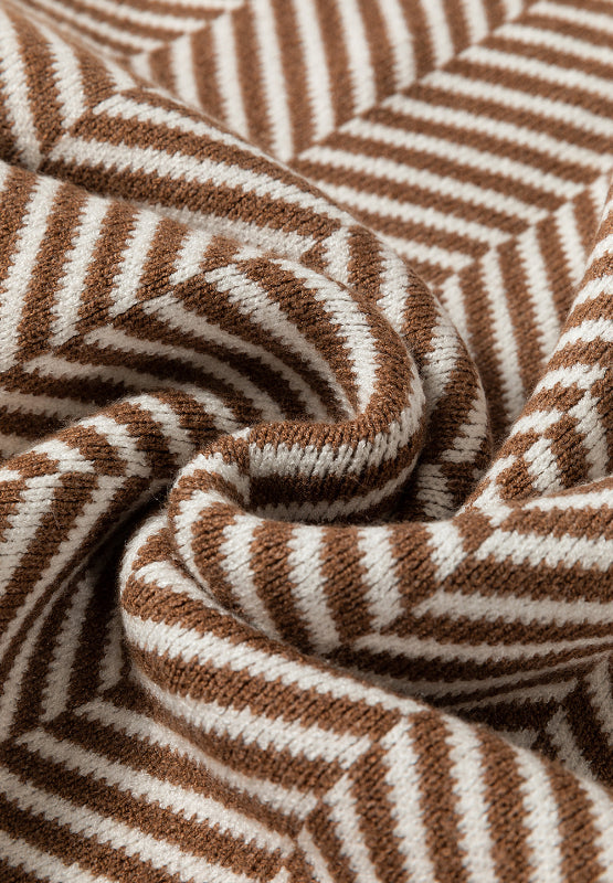 Silvia | Striped long-sleeved sweater with a crew neck